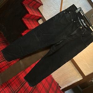 Fleece Lined Eddie Bauer Black Denim, Men’s